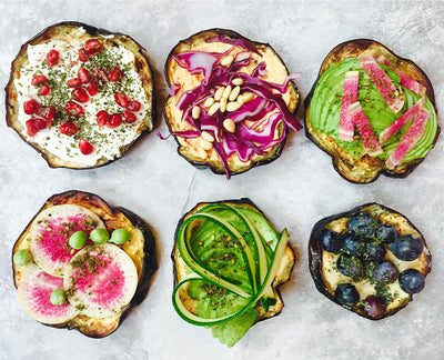 Gluten-Free Eggplant "Toast" Hors d'oeuvres